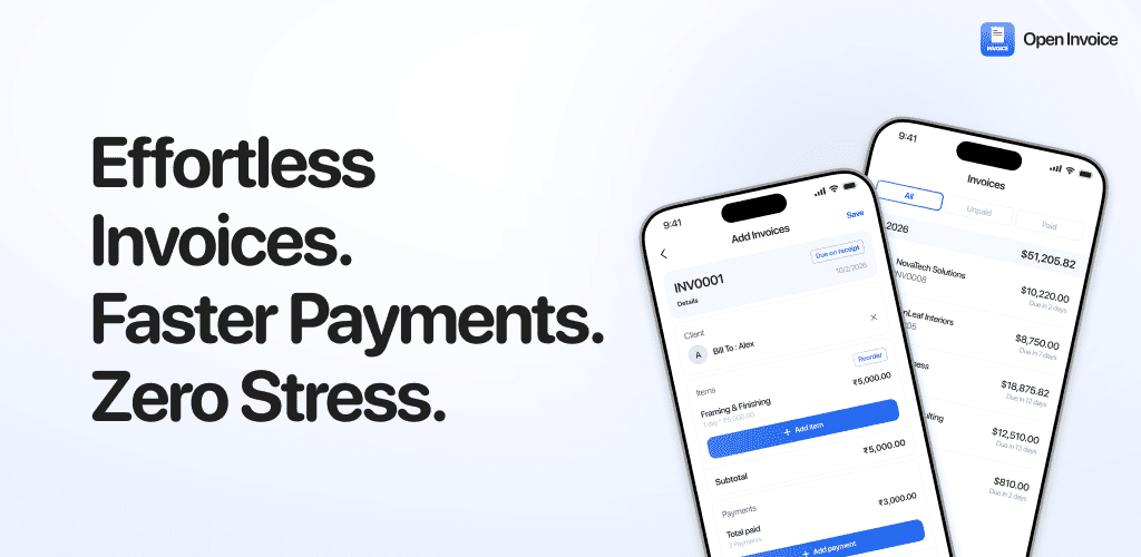 Open Invoice | Effortless Invoicing & Faster Client Payments